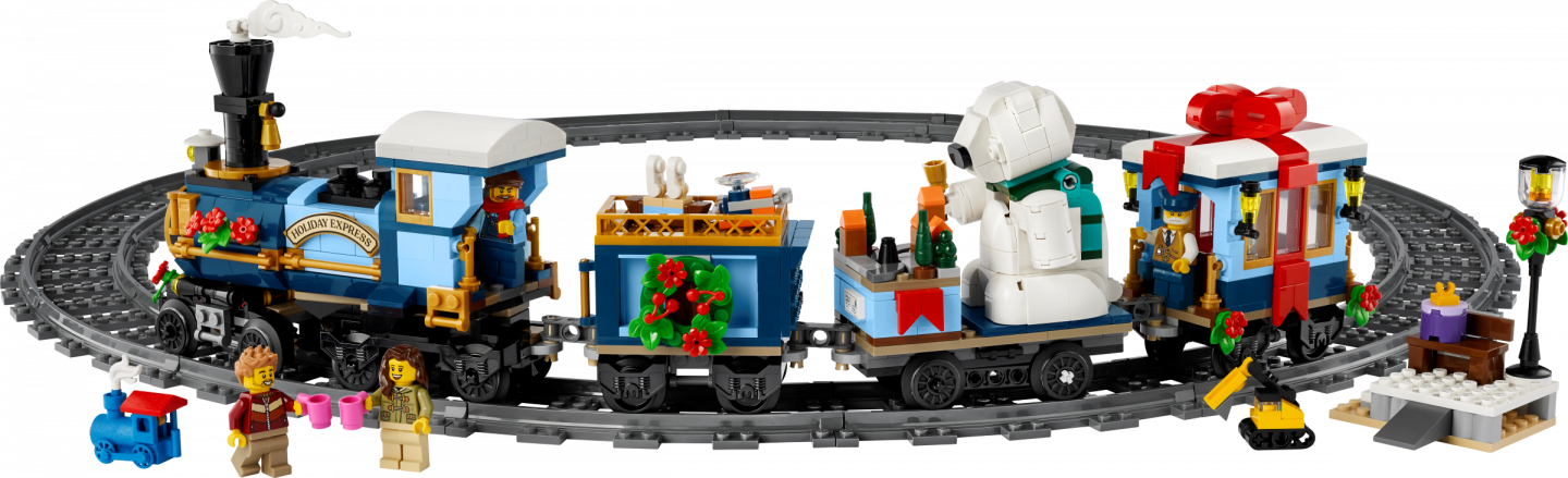 Feestelijke kersttrein