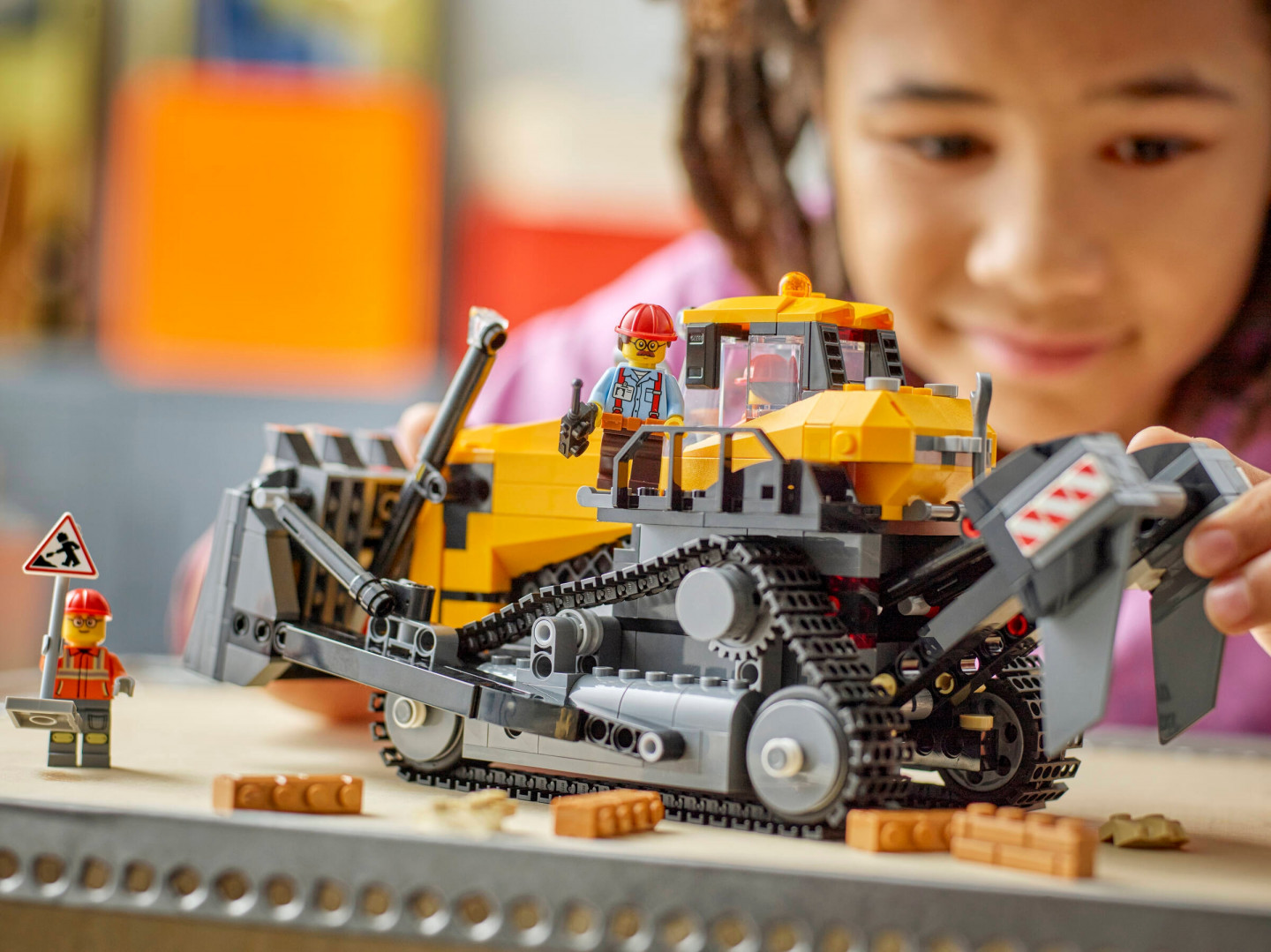 Gele bulldozer — Afbeelding 7
