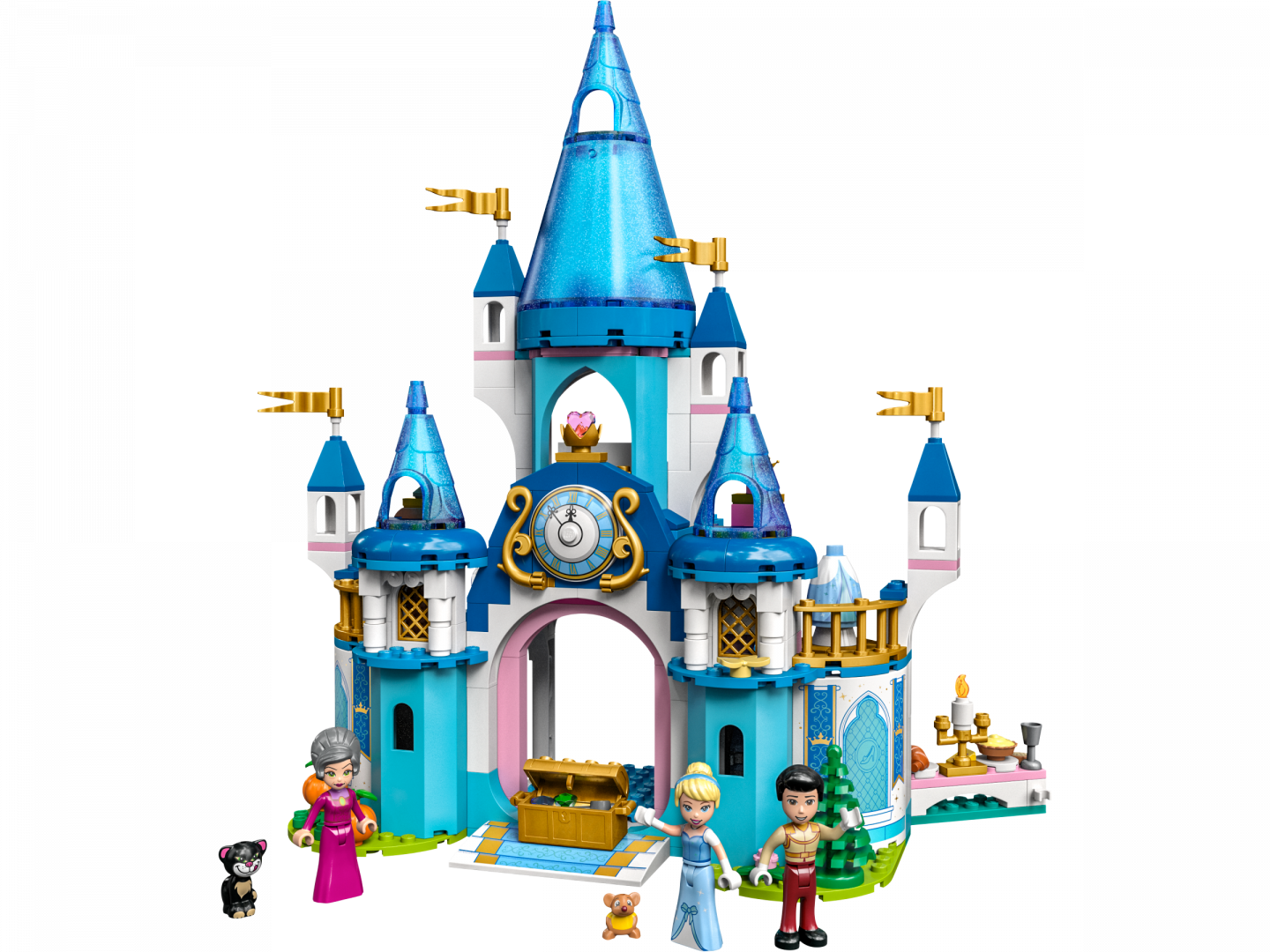 Het kasteel van Assepoester en de knappe prins