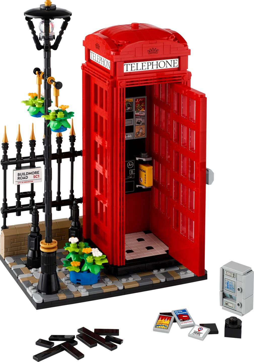 Rode Londense telefooncel — Afbeelding 1