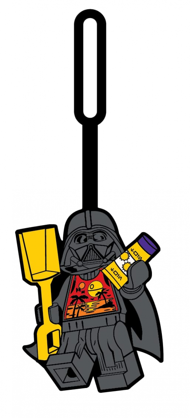 Darth Vader op vakantie bagagelabel