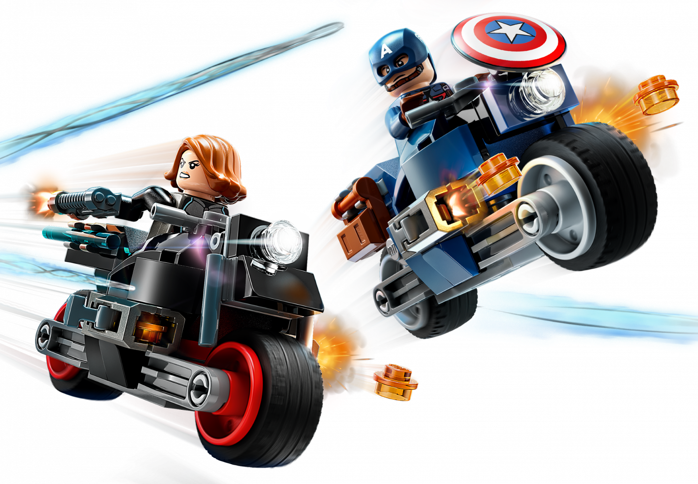 Black Widow & Captain America motoren — Afbeelding 3