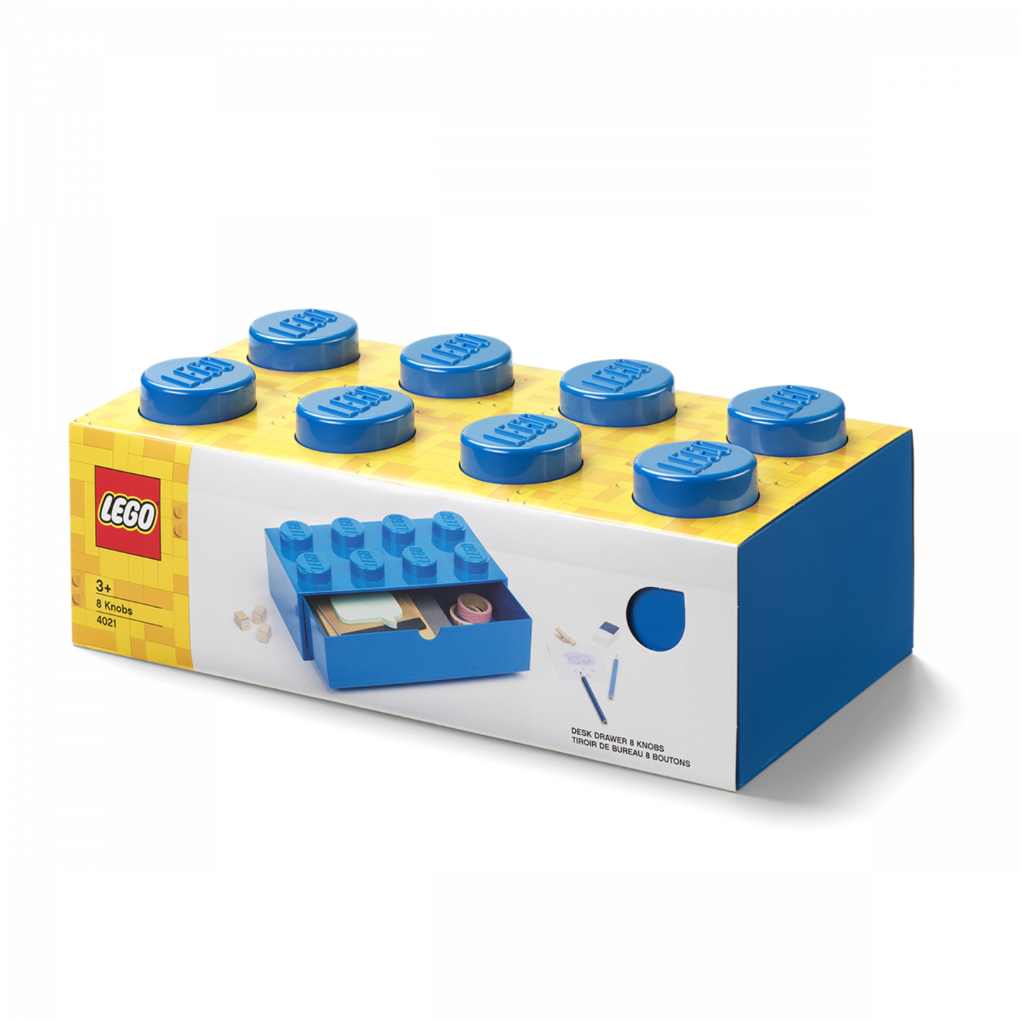 Bureaulade met 8 noppen – blauw — Afbeelding 2