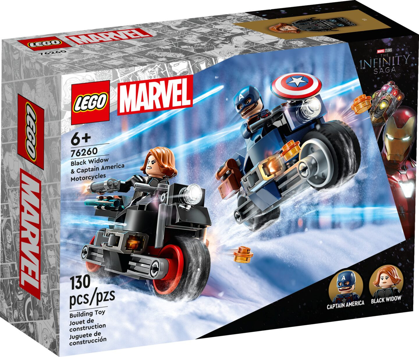 Black Widow & Captain America motoren — Afbeelding 2
