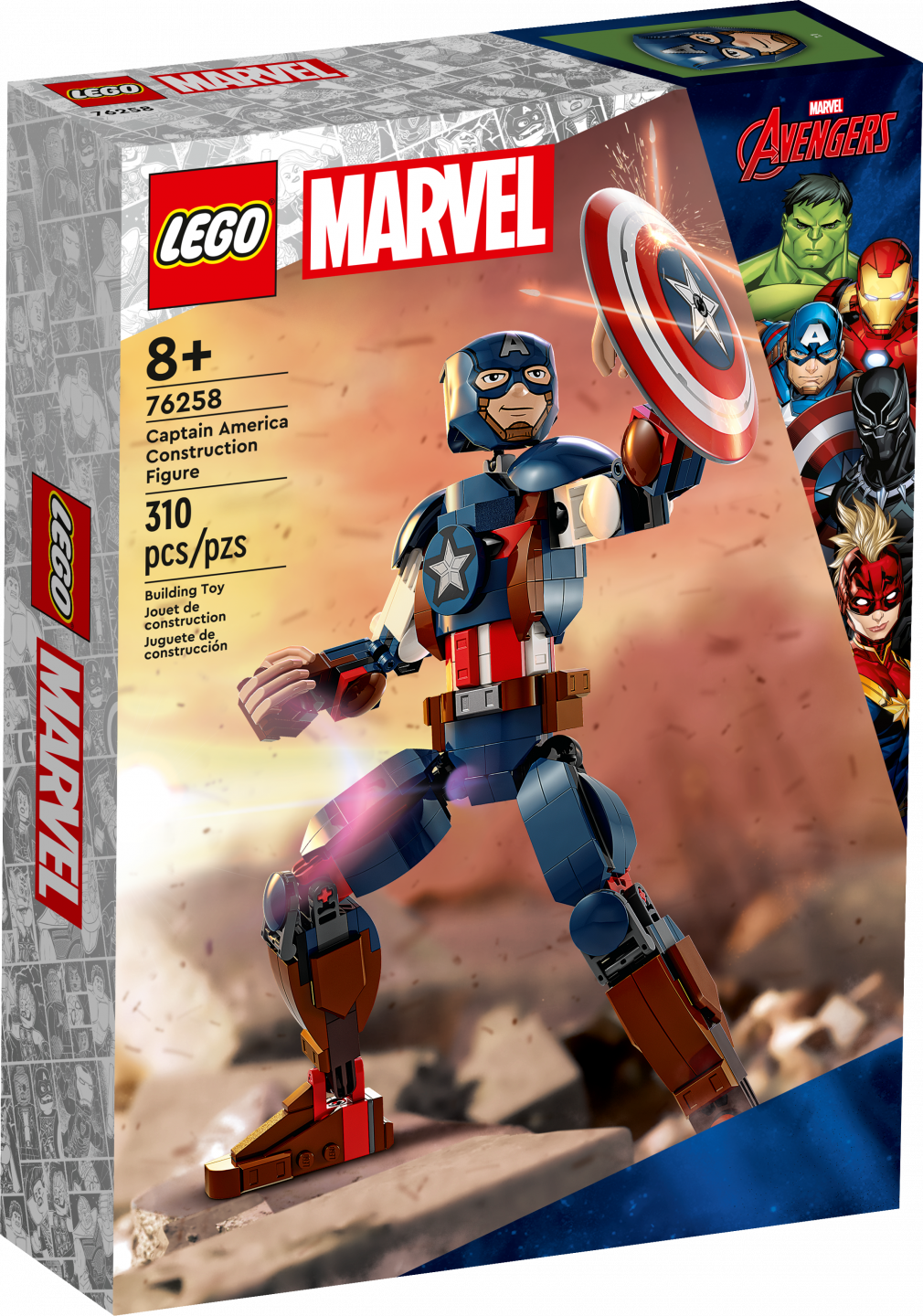 Captain America bouwfiguur — Afbeelding 2