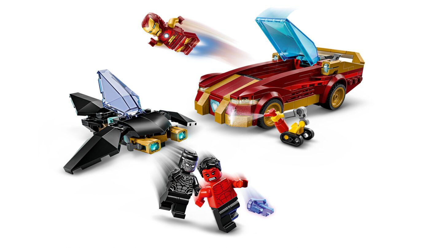 Iron Mans auto en Black Panther vs. Rode Hulk — Afbeelding 4