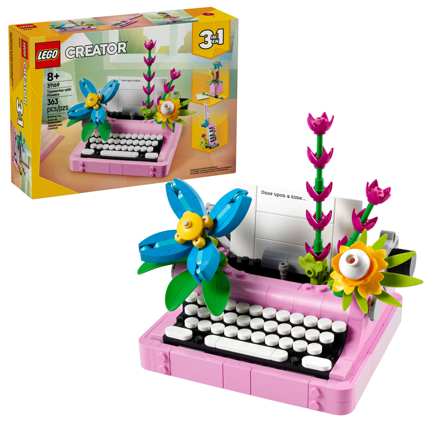 Typemachine met bloemen — Afbeelding 2