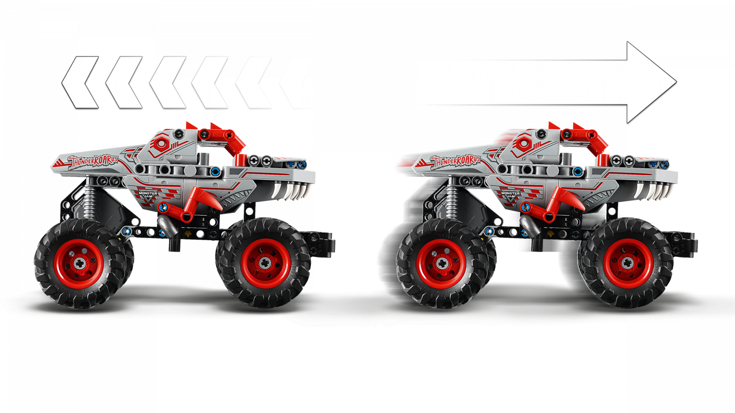 Monster Jam™ ThunderROARus™ pull-back — Afbeelding 4