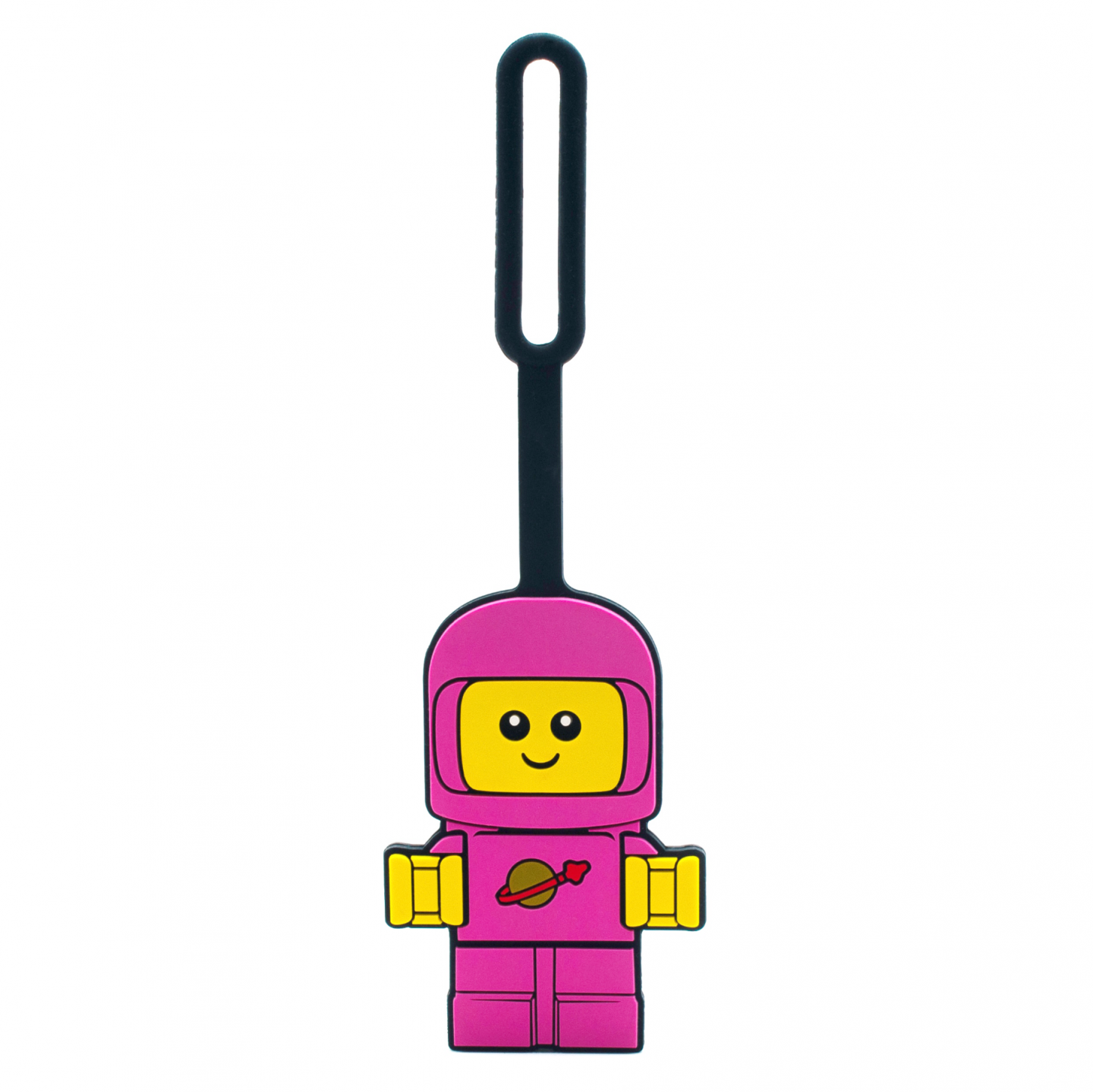 Ruimtebaby bagagelabel – roze