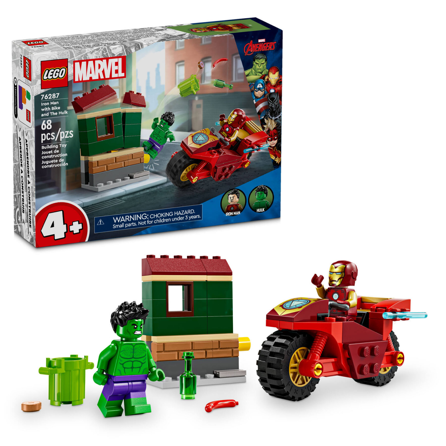 Iron Man met motor en de Hulk — Afbeelding 2