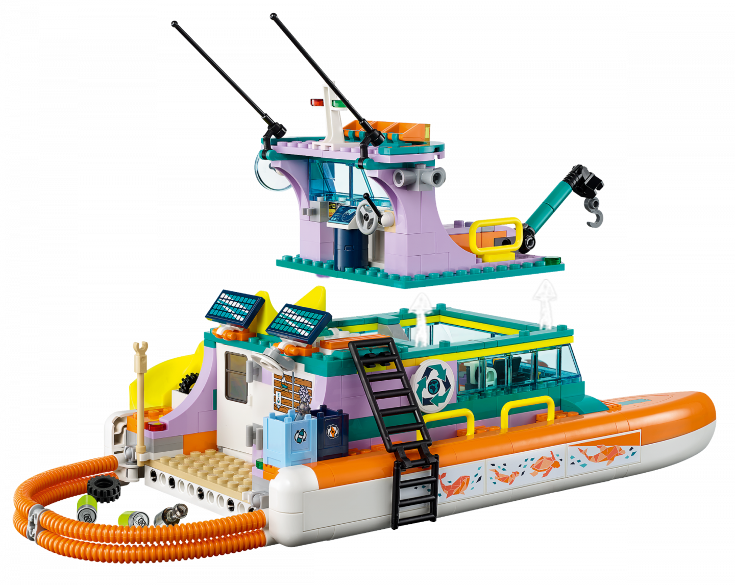Reddingsboot op zee — Afbeelding 6