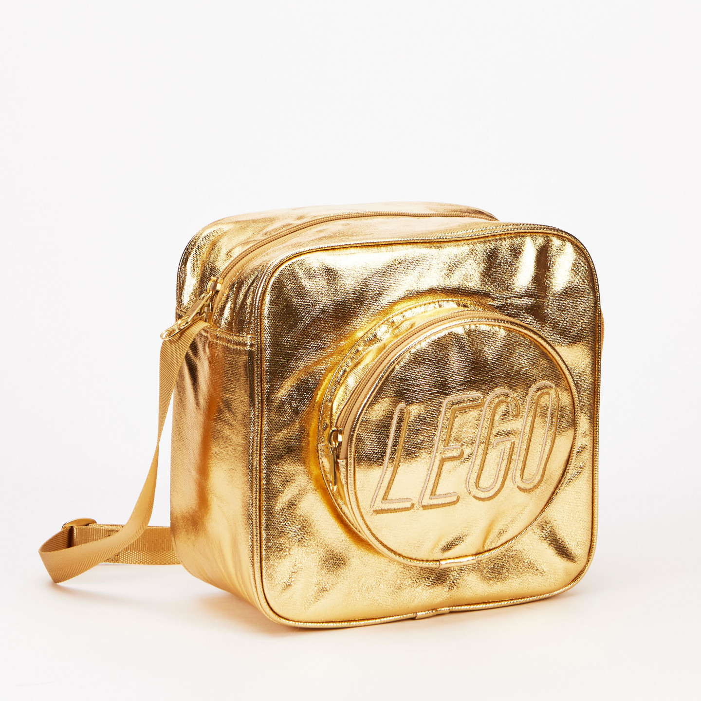 Crossbodytas in de vorm van een kleine steen - goud