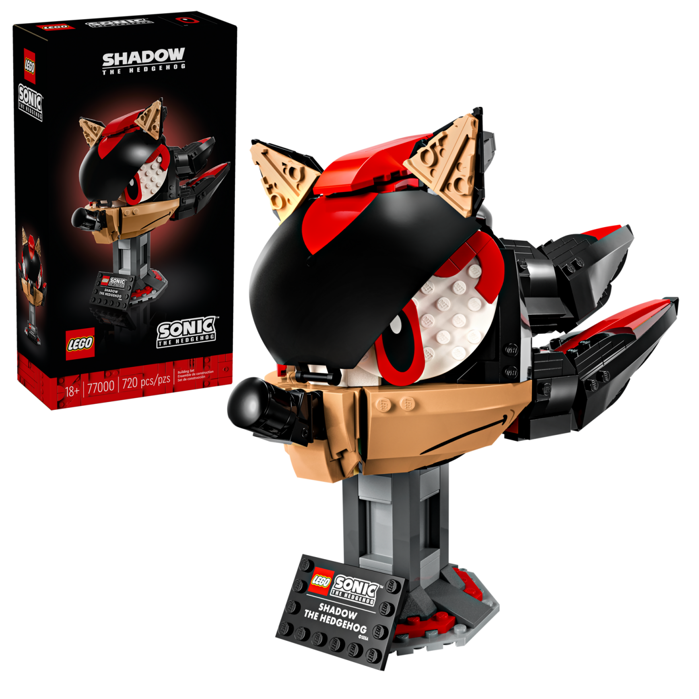 LEGO Sonic 77000 Shadow bust officiële reveal