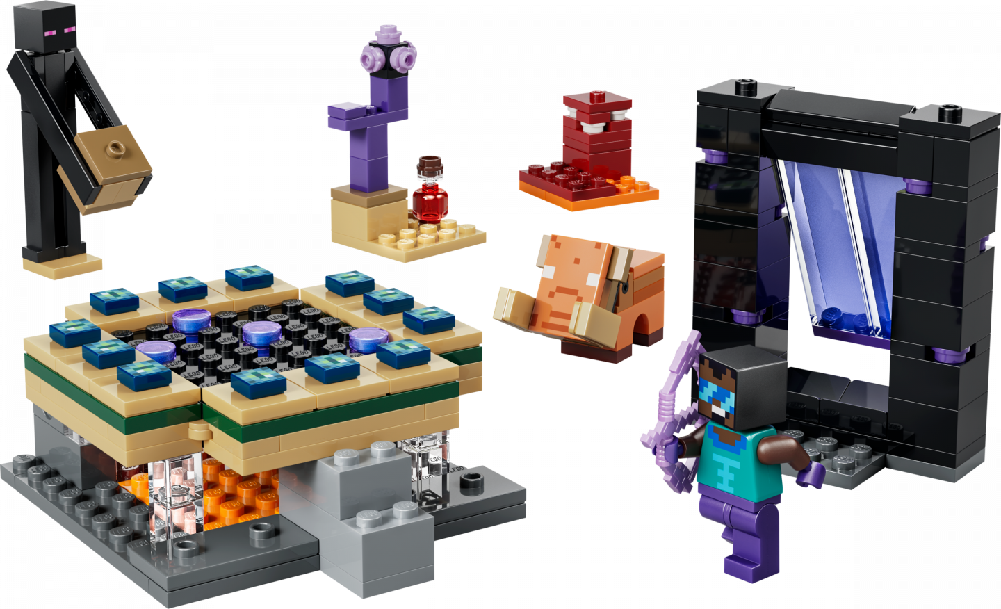 Reis naar de Nether en het End-portaal