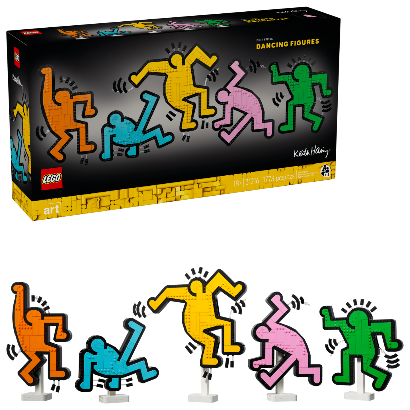 Keith Haring – Dansende figuren — Afbeelding 2