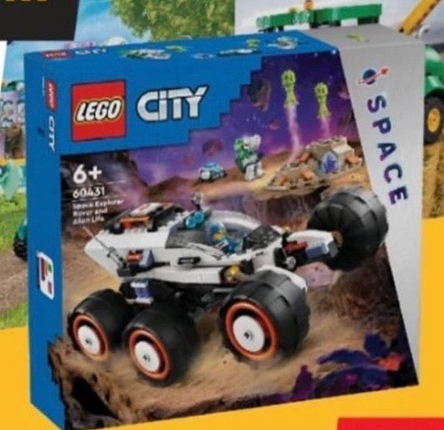 LEGO city 60431 ruimte ontdekking rover en alien leven gepland voor 1 januari
