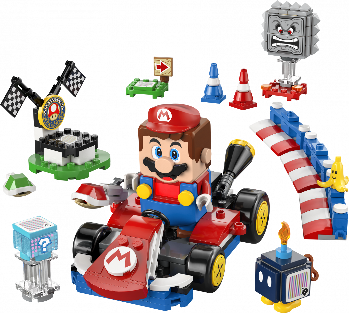 Mario Kart™ – Interactieve LEGO® Mario™ en standaardkart