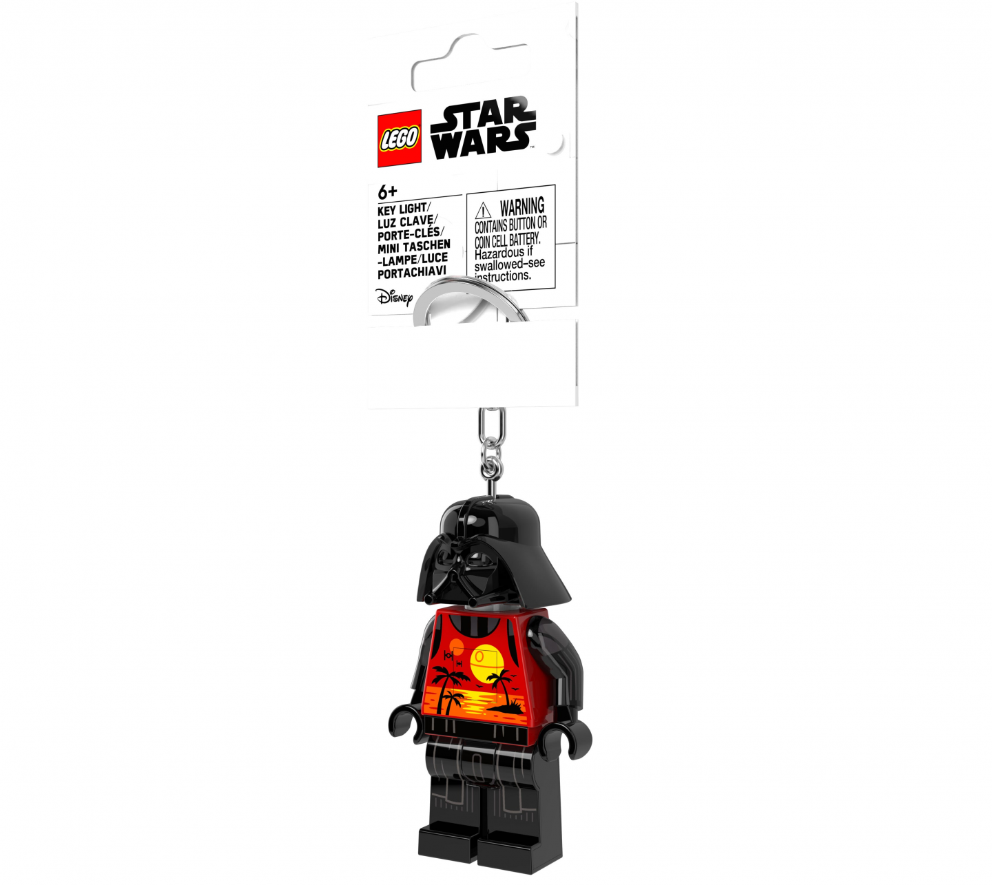 Darth Vader op vakantie sleutellampje