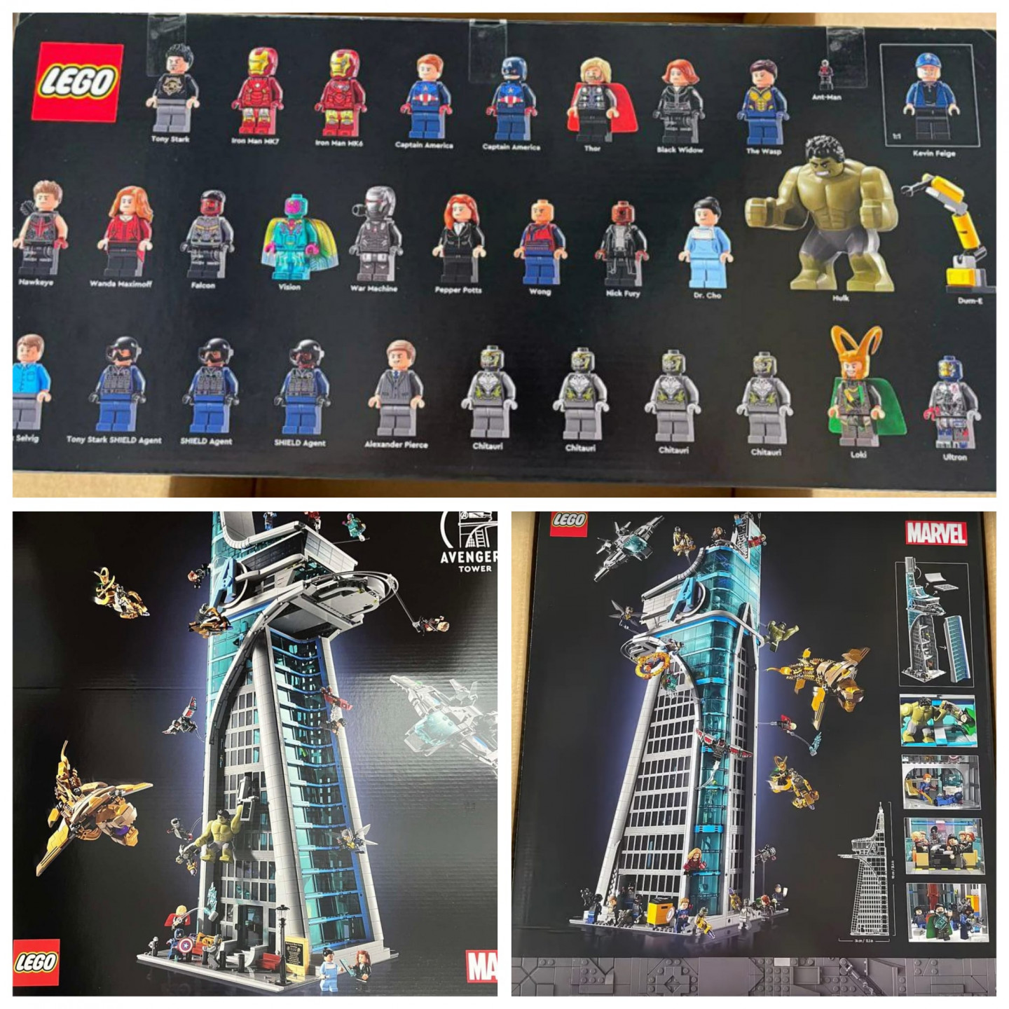 Nog meer foto's gelekt van de LEGO marvel avengers tower(72269)  inclusief alle minifigs