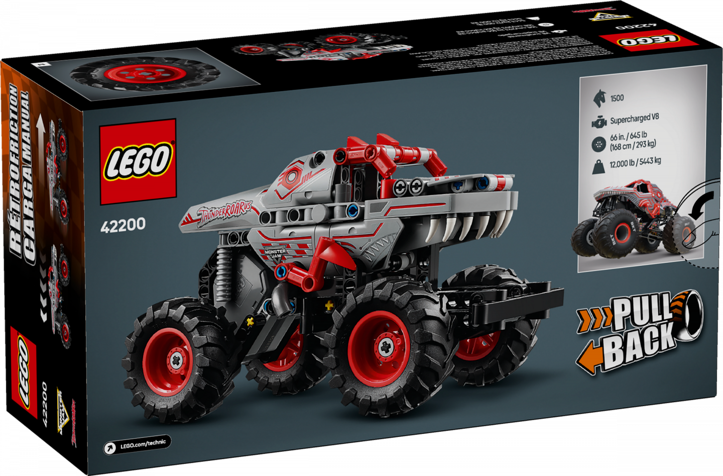 Monster Jam™ ThunderROARus™ pull-back — Afbeelding 9