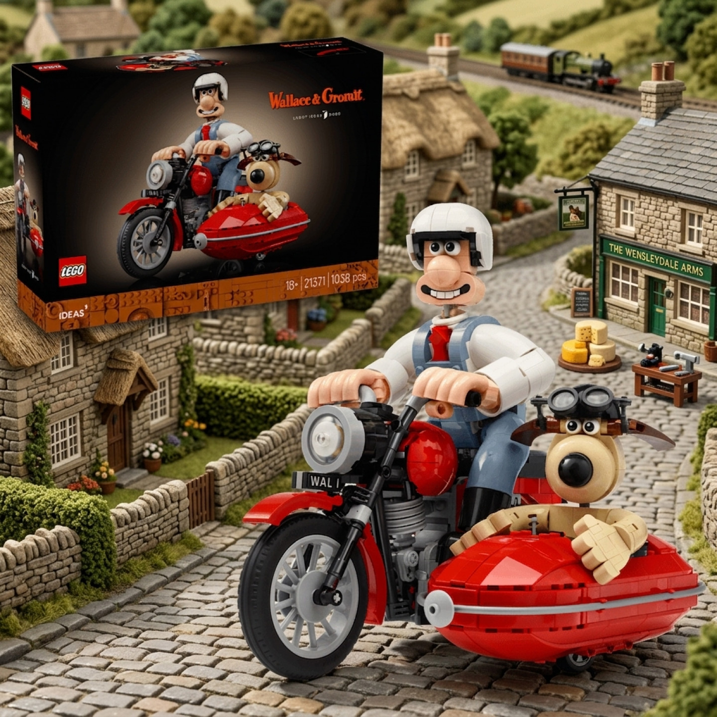 LEGO Ideas 21371 Wallace & Gromit officieel aangekondigd: Nu beschikbaar als pre-order