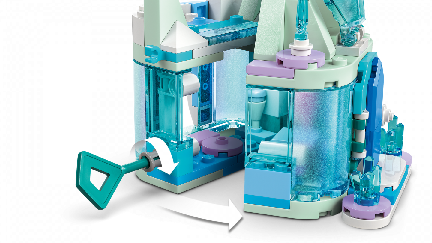 Mini kasteel van Arendelle en Elsa's ijspaleis — Afbeelding 7