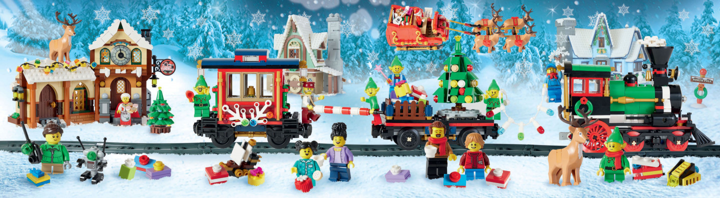 LEGO® Kersttrein puzzel — Afbeelding 2
