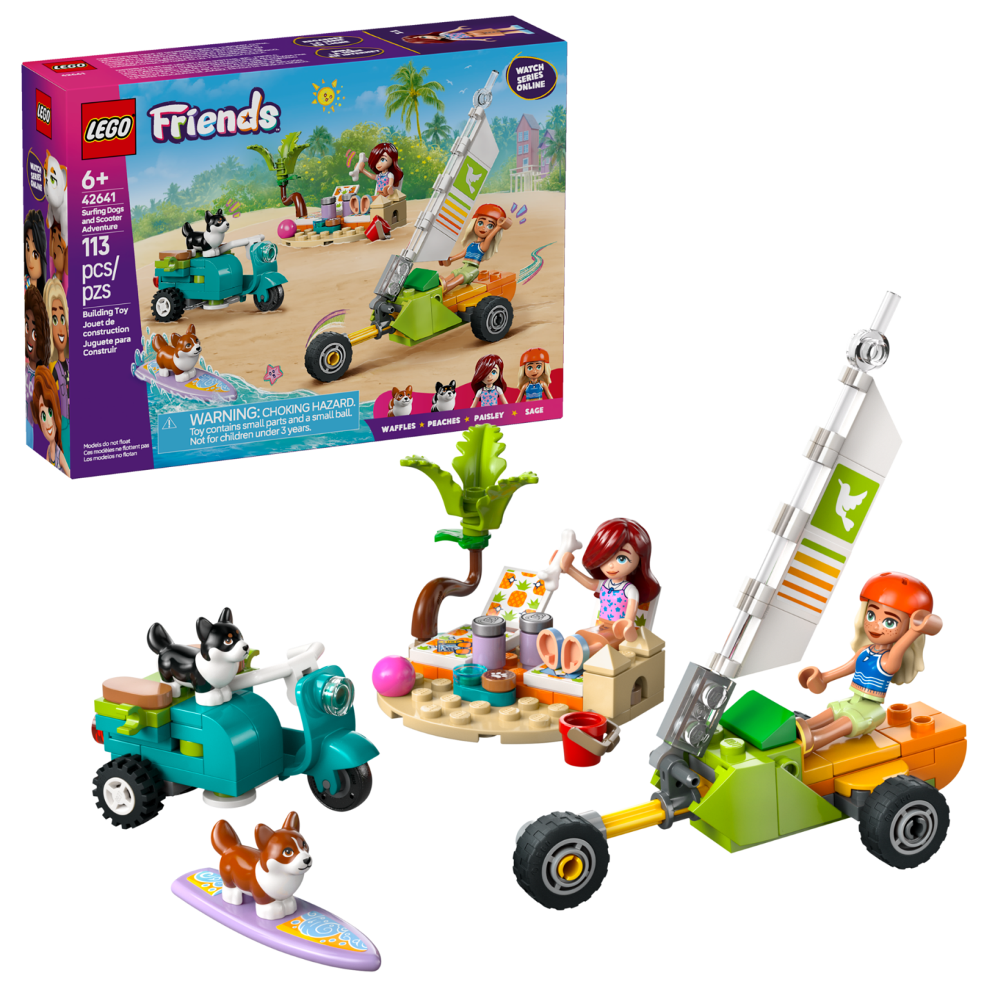 Surf- en scooterplezier met de honden — Afbeelding 2