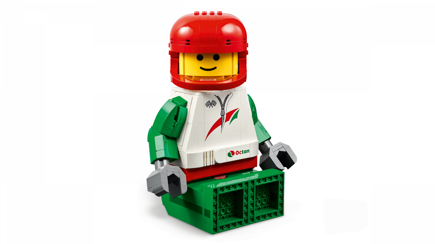 Grote minifiguur van een coureur — Afbeelding 3