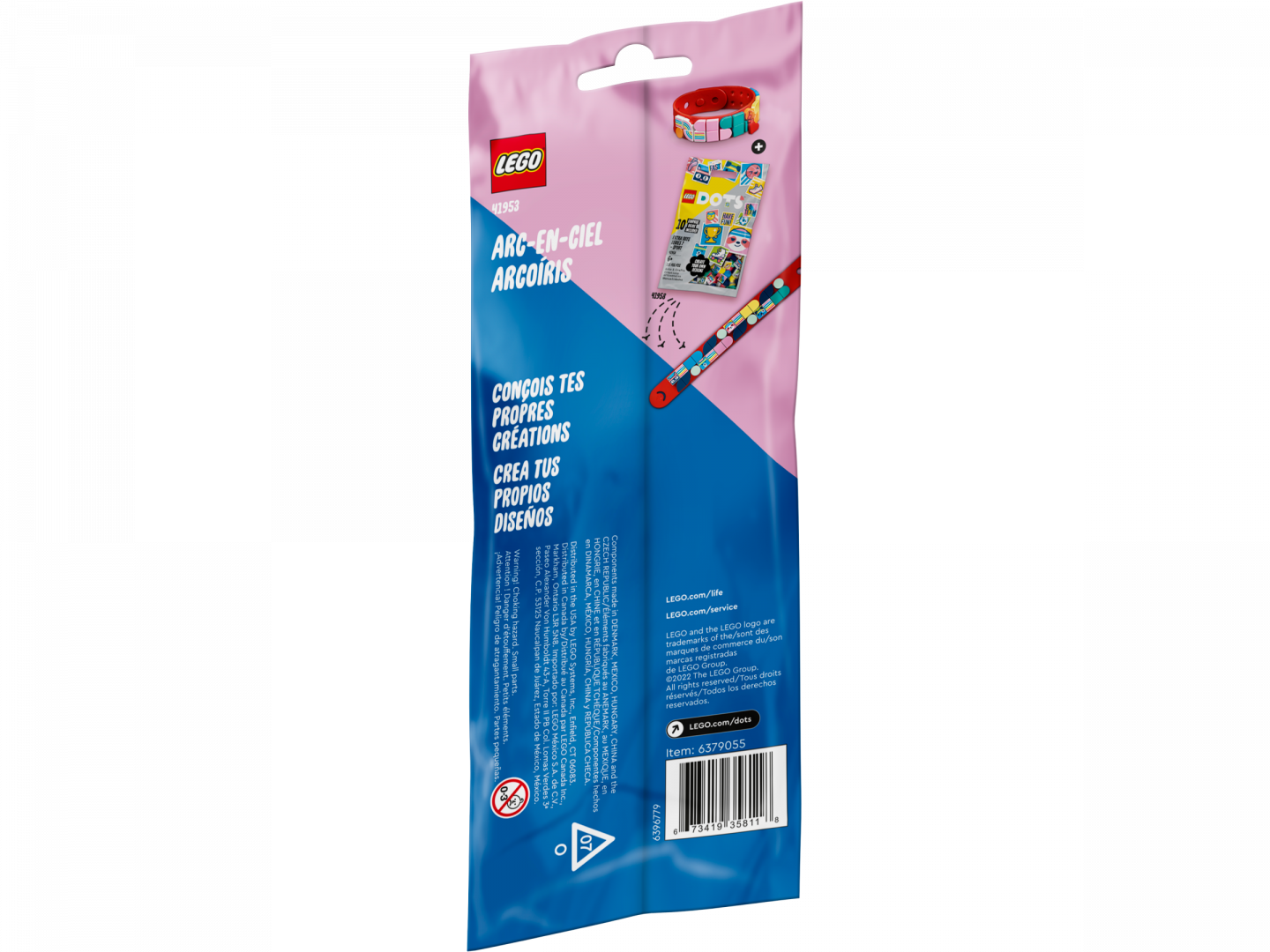 Regenboog armband met bedeltjes — Afbeelding 8