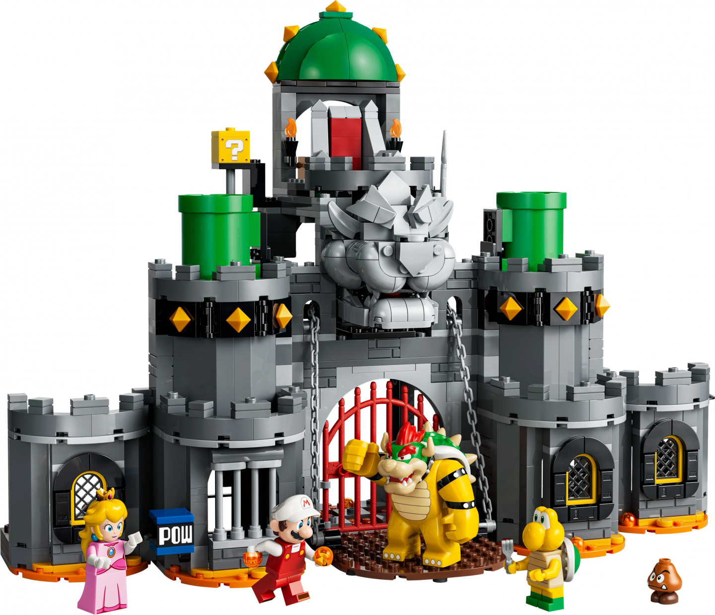 Vuur-Mario en Bowsers kasteel