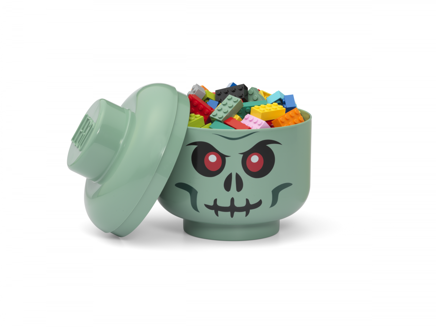 Klein skeletopberghoofd – groen — Afbeelding 3