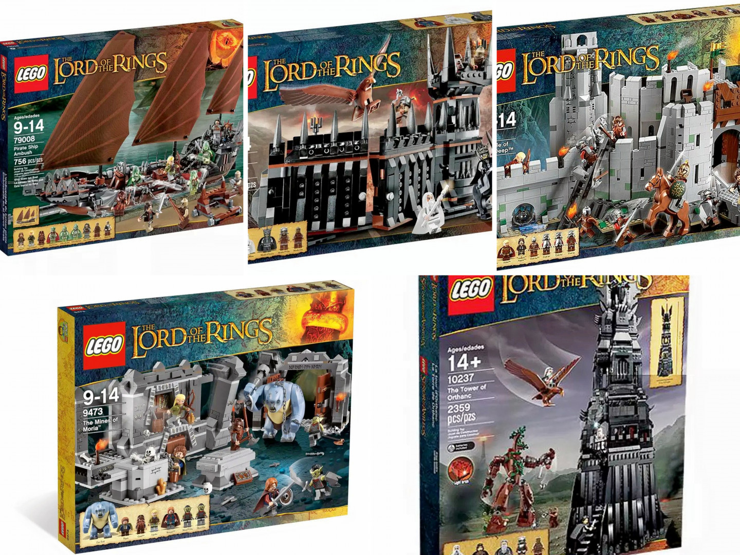 Oude LEGO sets van the lord of the rings: deel 1