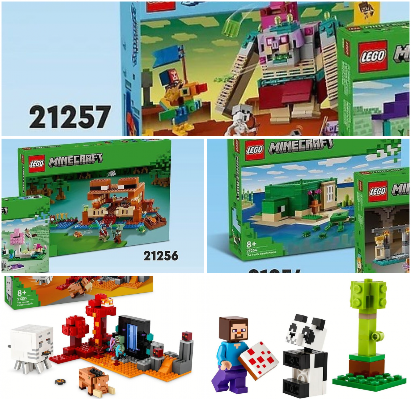 5 nieuwe LEGO Minecraft sets verwacht op 1 januari