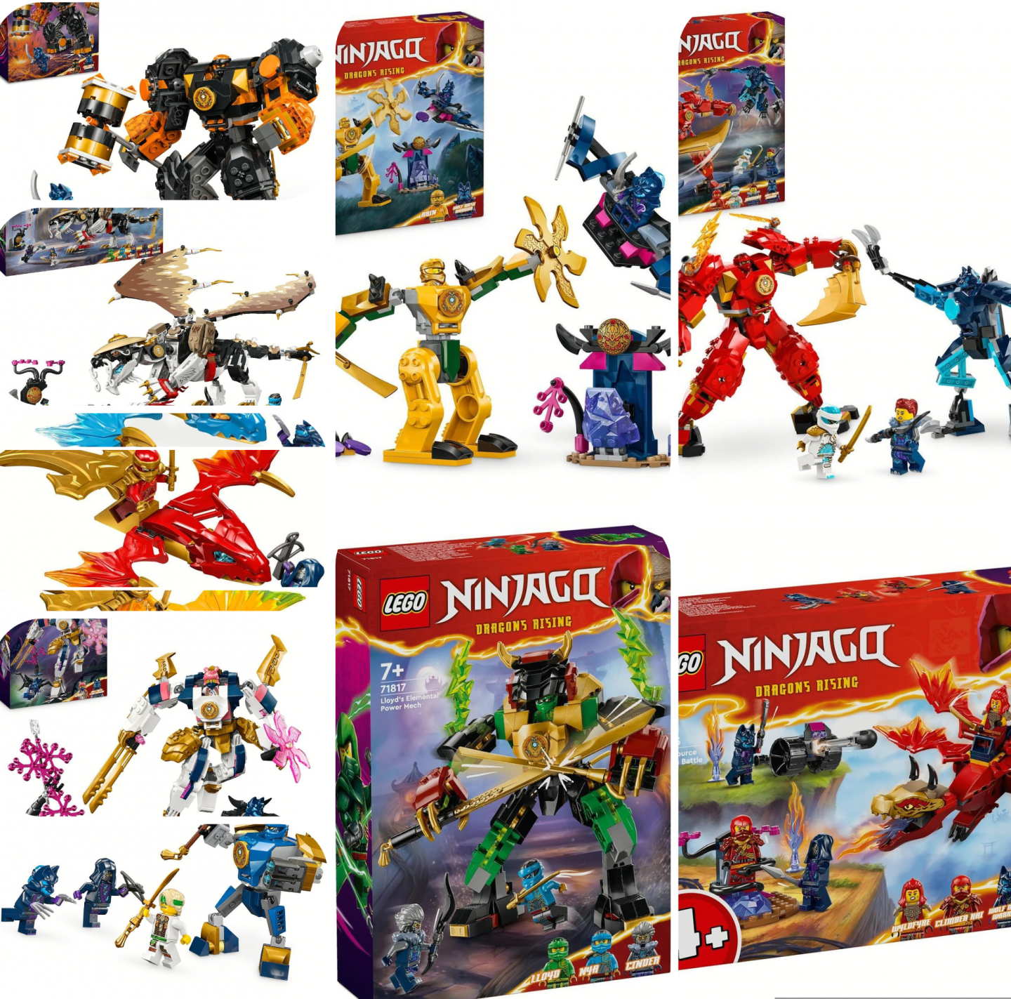 9 nieuwe LEGO Ninjago sets verwacht op 1 januari 2024