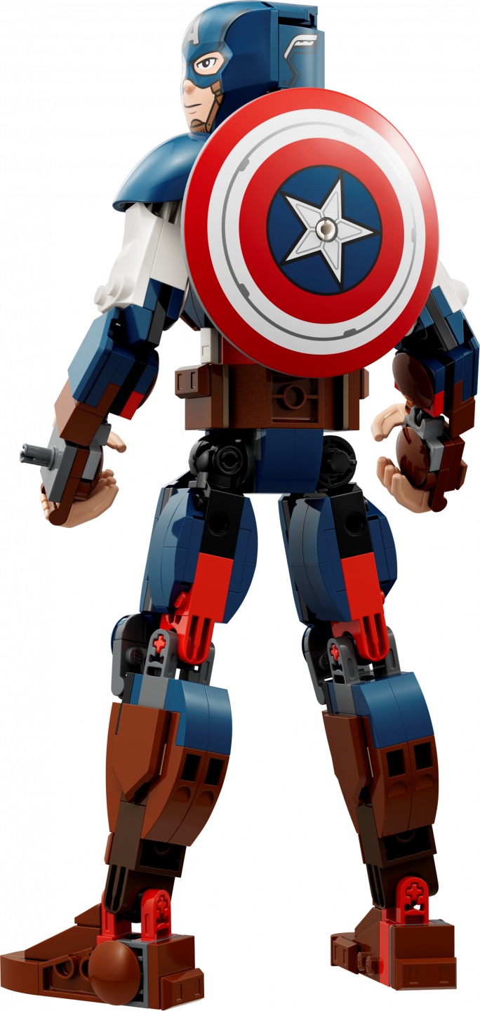 Captain America bouwfiguur