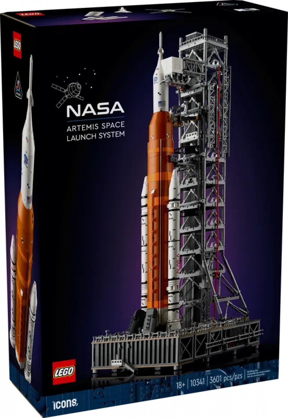 LEGO icons 10341: Artemis one rocket en launchpad verwacht in mei
