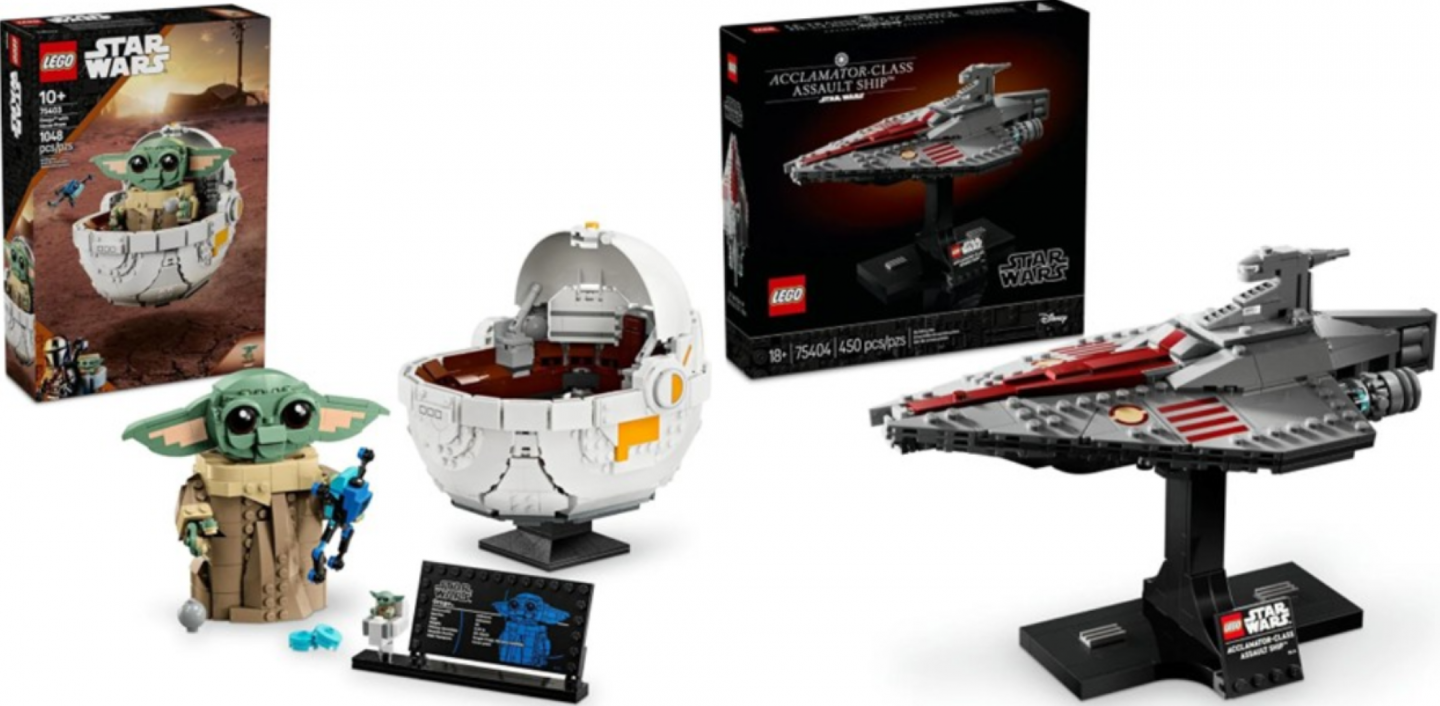 LEGO Star Wars 75403 Grogu en LEGO Star Wars 75404 Acclamator onthuld: alles wat je moet weten