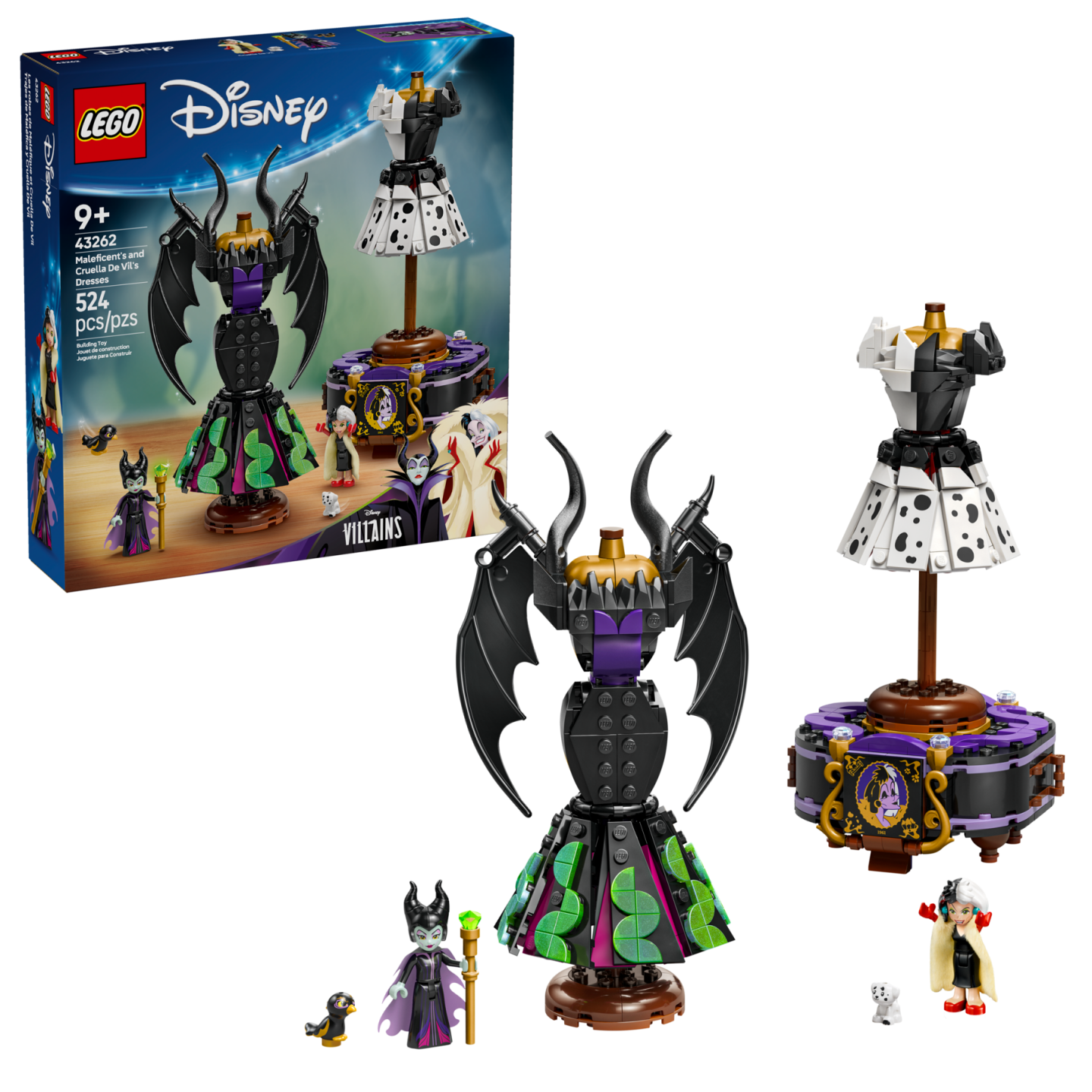De jurken van Maleficent en Cruella De Vil — Afbeelding 2