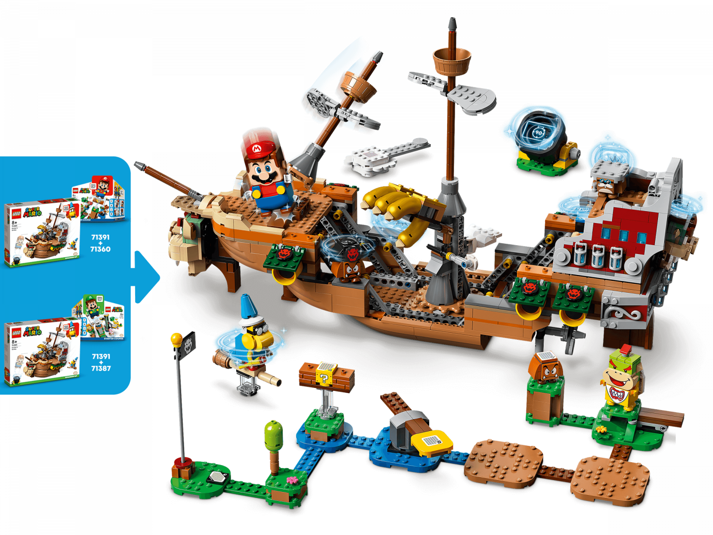 Uitbreidingsset: Bowsers luchtschip — Afbeelding 6