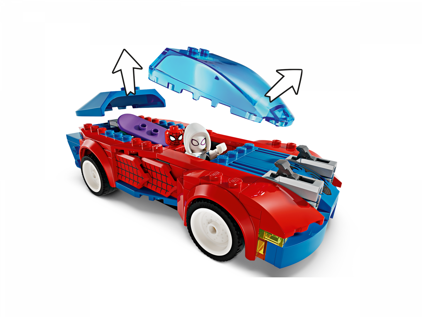 Spider-Man racewagen en Venom Green Goblin — Afbeelding 4