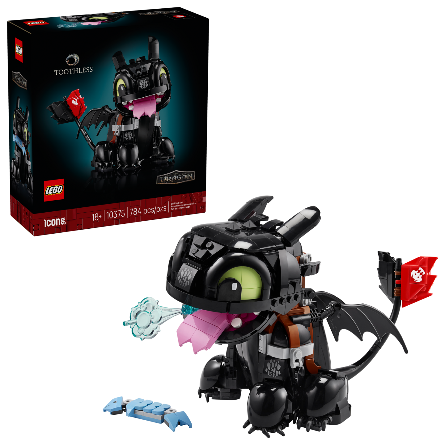 LEGO Icons 10375 How to train your dragon: Toothless officieel onthuld