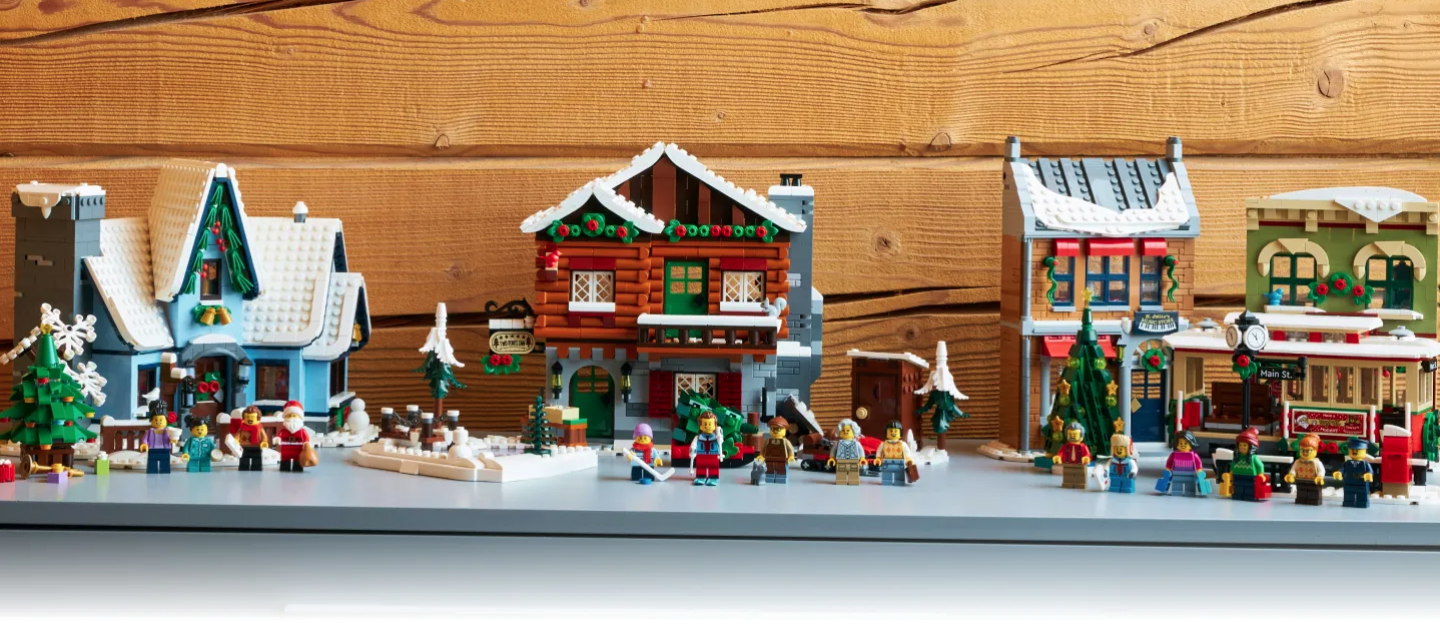 Alles voor een perfect LEGO Kerstdorp