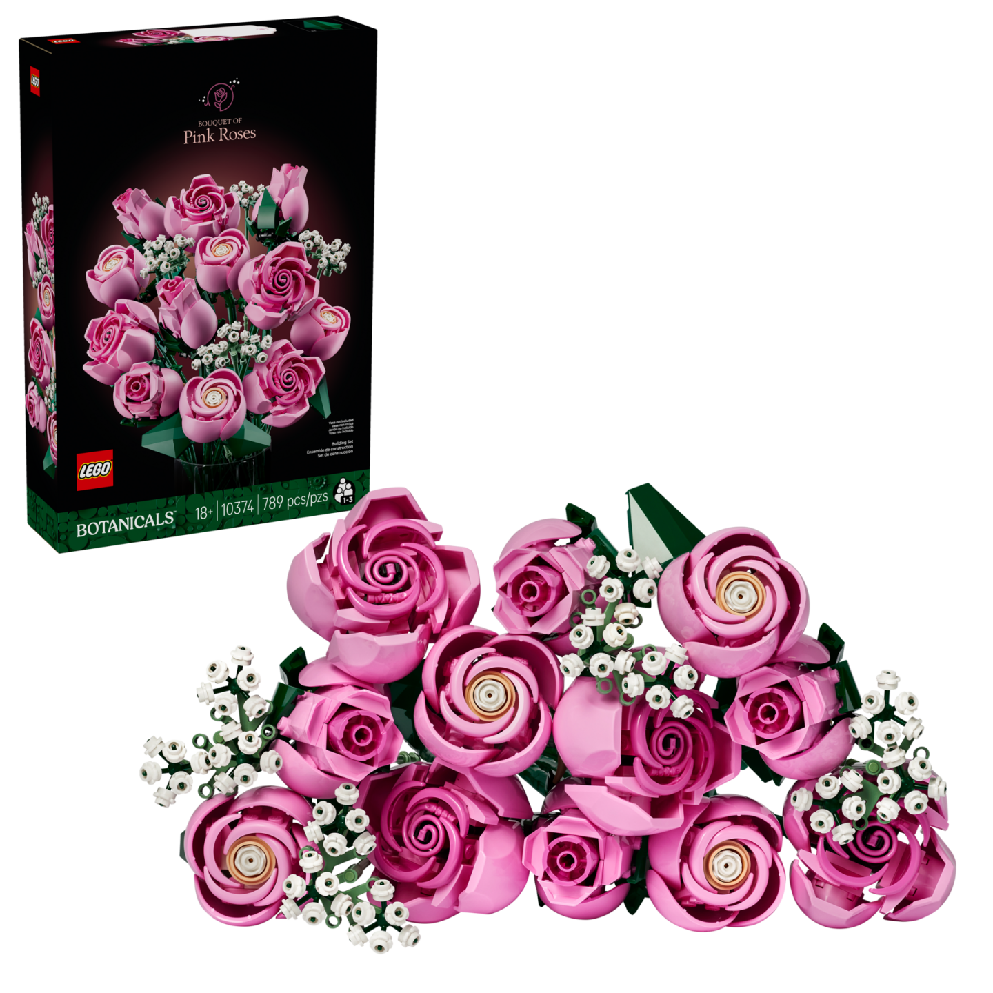 Roze rozenboeket — Afbeelding 2