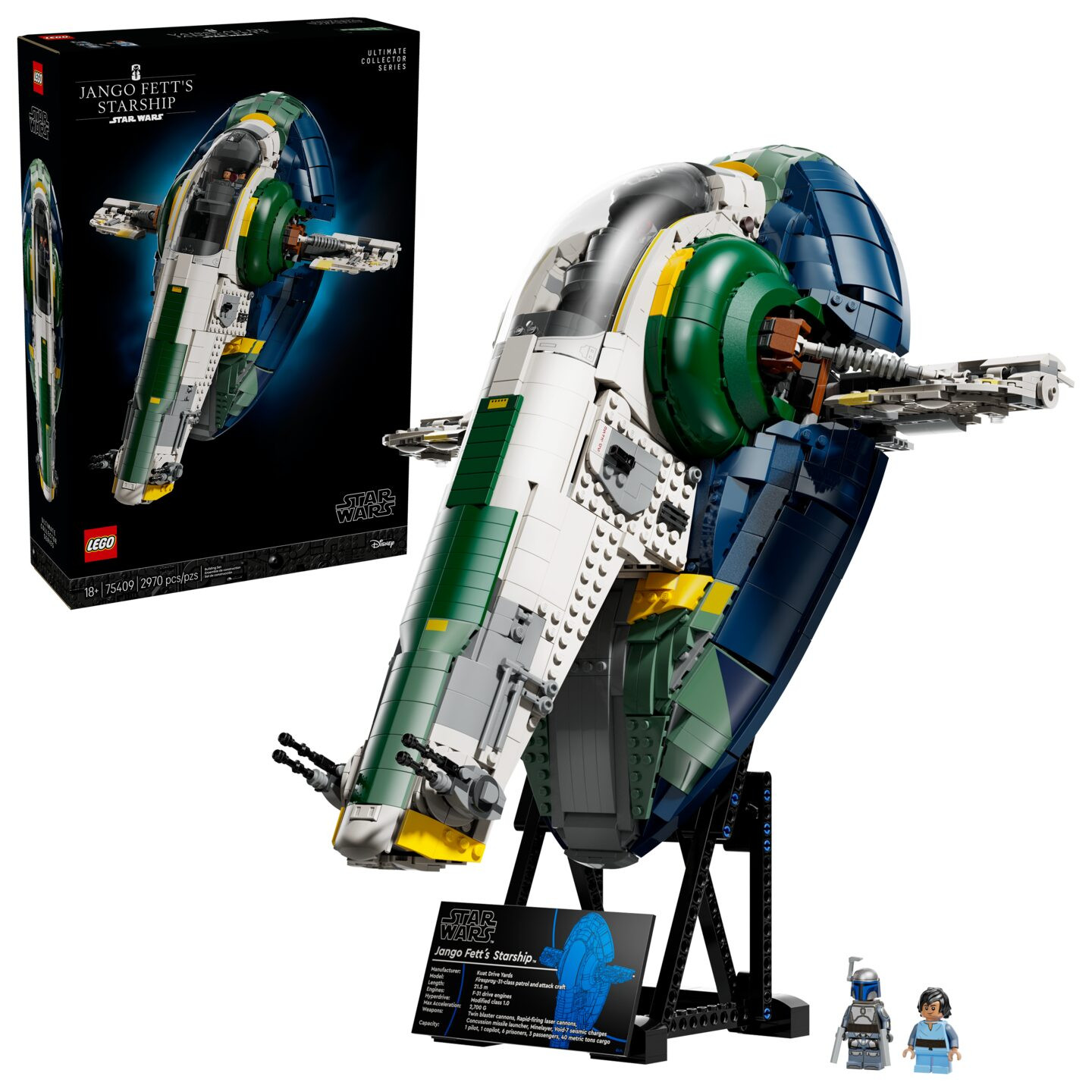 Jango Fetts Firespray-class ruimteschip — Afbeelding 2
