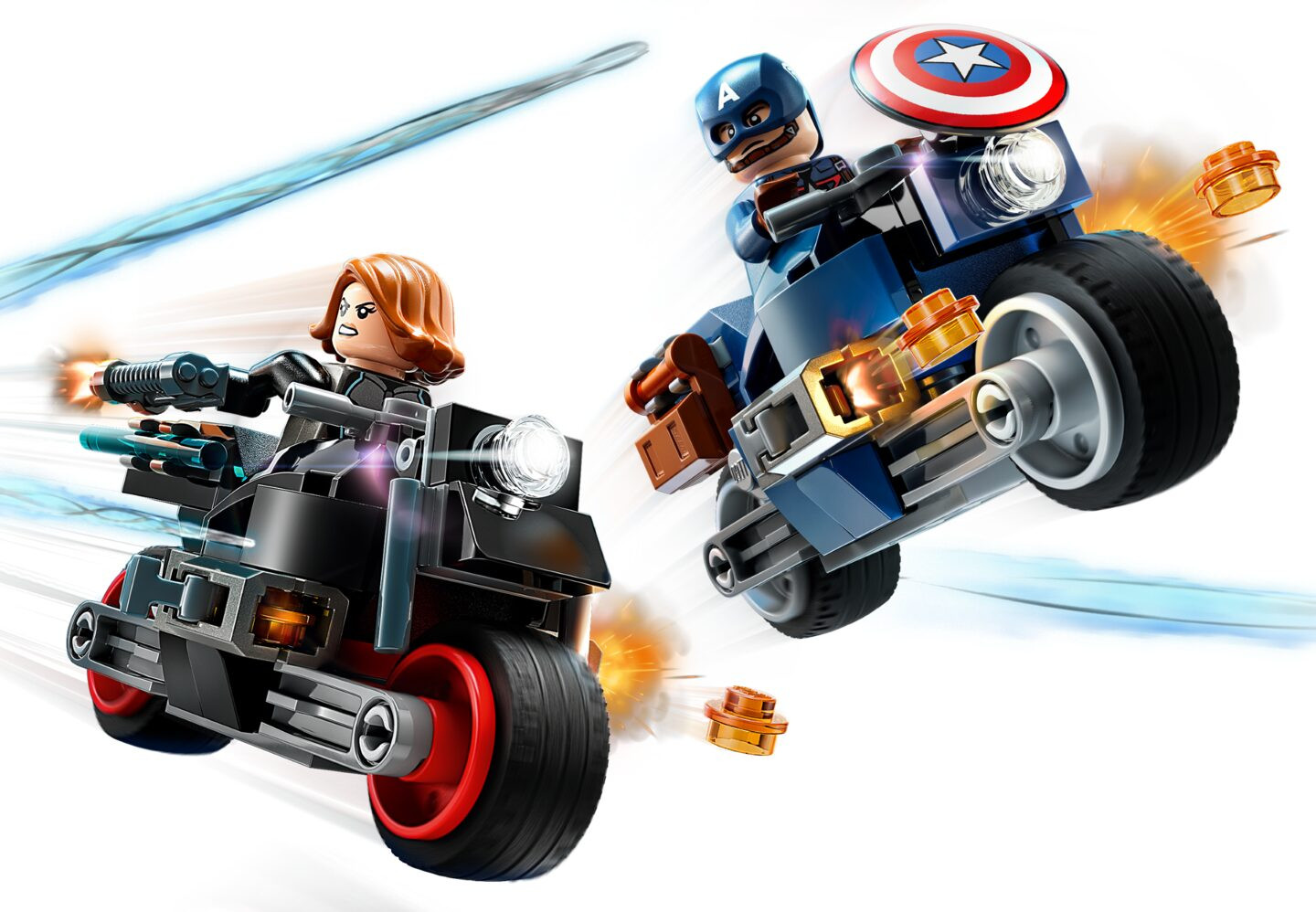 Black Widow & Captain America motoren — Afbeelding 3