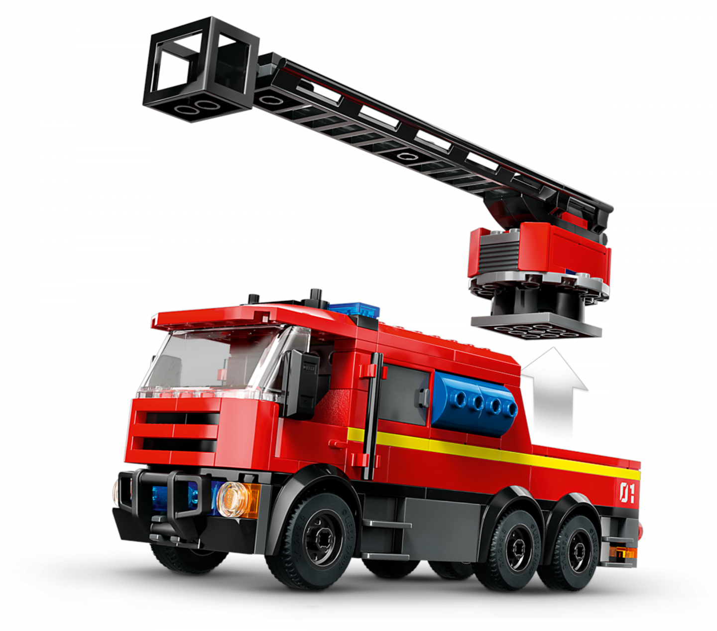 Brandweerkazerne en brandweerauto — Afbeelding 4
