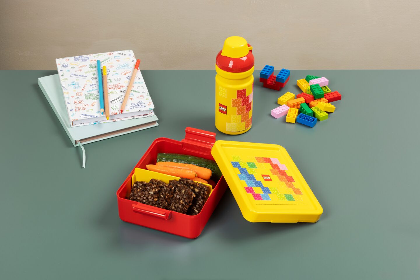 Stenenpatroon lunchset — Afbeelding 4