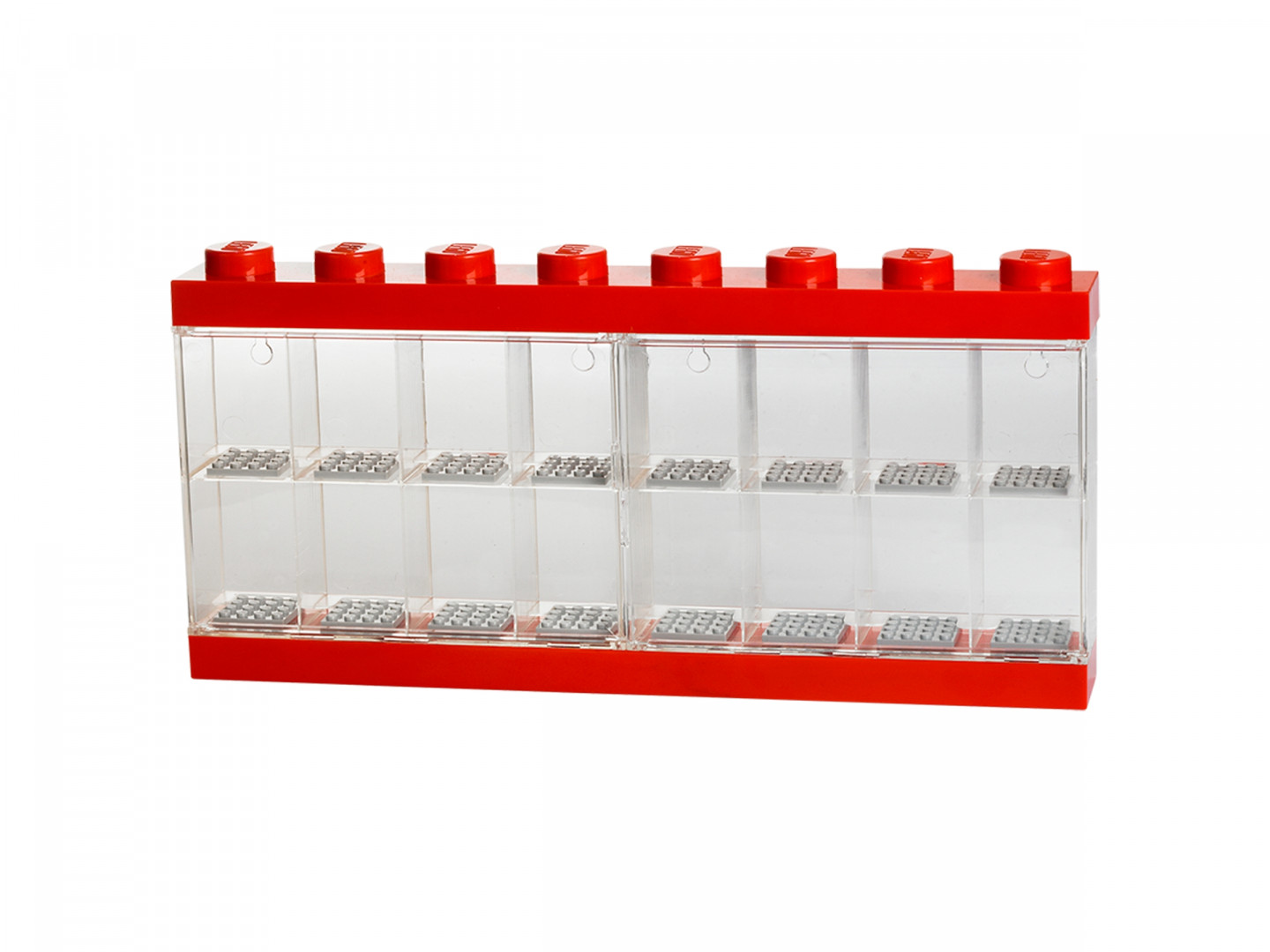 Displaydoos voor 16 minifiguren – rood