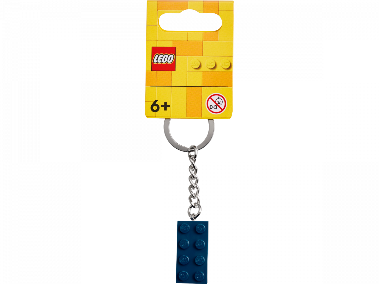 Oceaanblauwe 2x4 sleutelhanger — Afbeelding 2